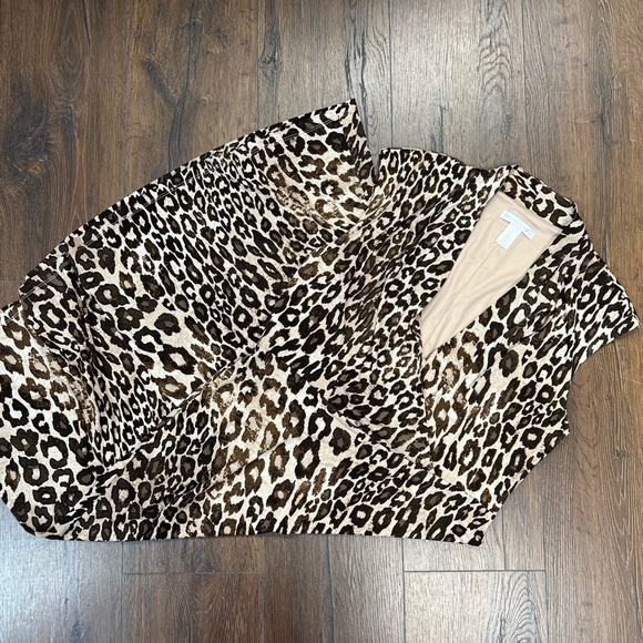 London times cheetah print maxi SZ 8 - Picture 1 of 6